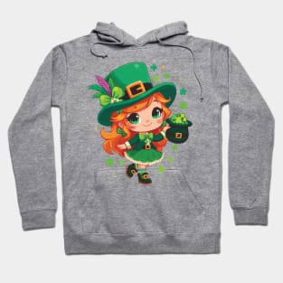 Cute St Patrick's Day Girl Hoodie